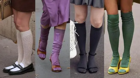 Ciepłe, praktyczne i kolorowe. Podkolanówki kochają nie tylko modowe influencerki