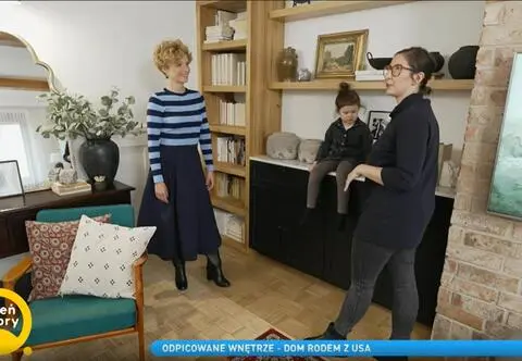 Wnętrze odpicowane w amerykańskim stylu. "Większość rzeczy znalazłam na targach staroci"