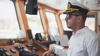 Marynarz w trakcie rejsu