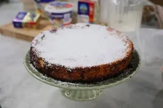 Sernik Krakowski z czekoladowym spodem