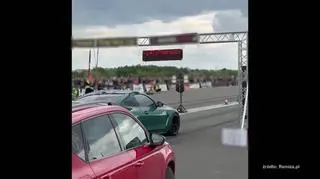 Uwaga! TVN. Kierowca wpadł w tłum na wyścigu. Wstrząsające relacje świadków