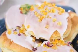 Pieczone pączki z nadzieniem