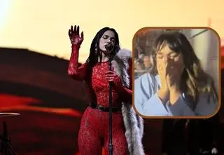 Dua Lipa zaśpiewała na scenie z Ewą Farną. Nagranie z reakcją podbija Internet 