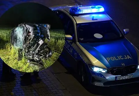 Pijana kobieta w ciąży dachowała. Podróżował z nią 6-latek