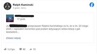 Post Ralpha Kaminskiego