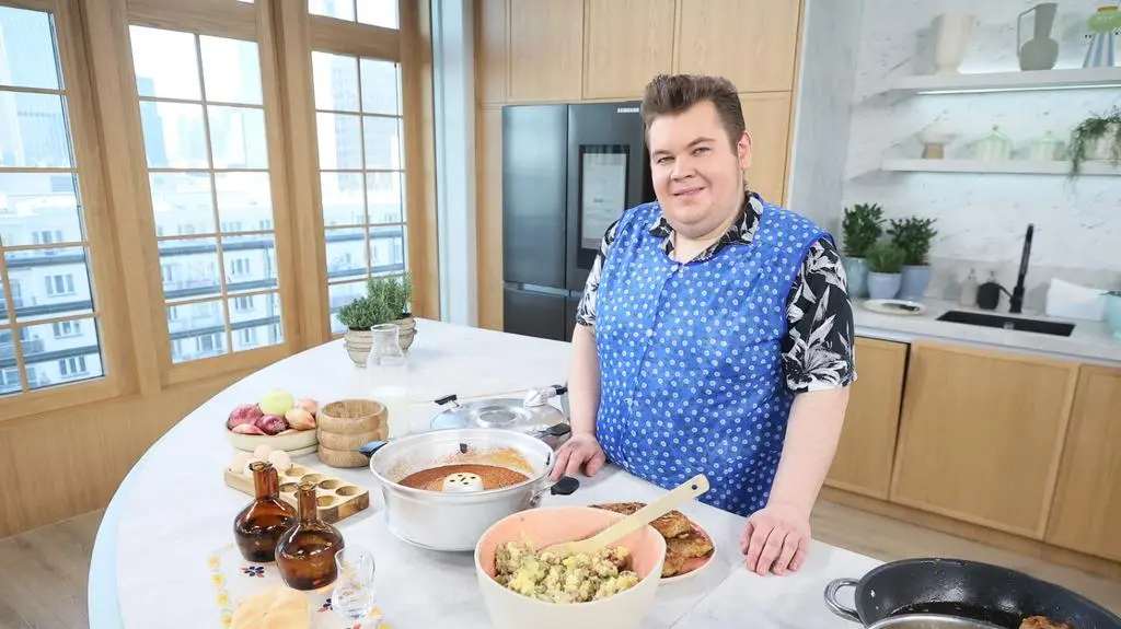 Michał Froehlich w kuchni Dzień Dobry TVN