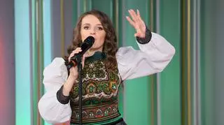 Basia Giewont na scenie Dzień Dobry TVN w piosence "Nie bede"