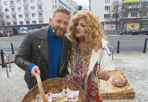 Magda Gessler rozdawała pączki naszym widzom. "Trzeba zjeść, nawet jak ktoś ma mega dietę"