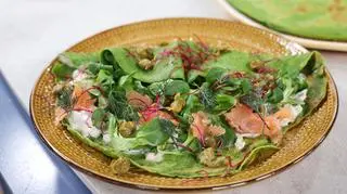 Naleśniki z łososiem