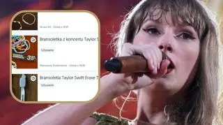 Fani Taylor Swift sprzedają bransoletki z koncertu w sieci. Cena szokuje