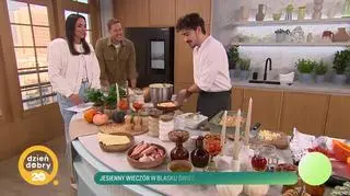 Jesienny wieczór w blasku świec 