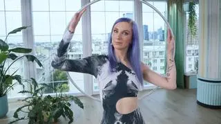 Specjalny pokaz hula hop. Zobacz, jak robi to mistrzyni 