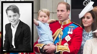 książę George, książę William, księżna Kate