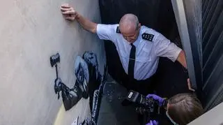 Nowy mural Banksy'ego