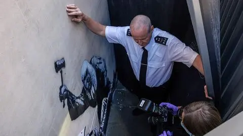 Nowy mural Banksy'ego