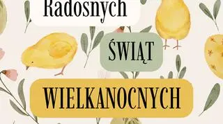 Kartka wielkanocna: kurczaczki