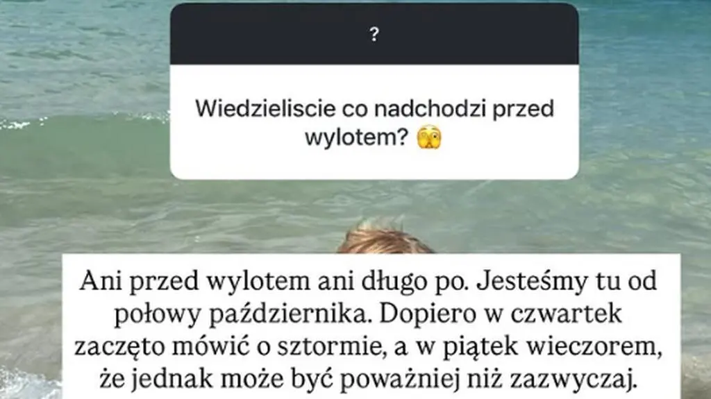 InstaStory Oli Żebrowskiej