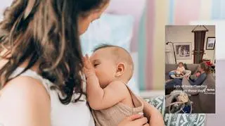 Kilkulatka oddała się wyjątkowej zabawie. Zainspirowała ją karmiąca piersią mama. "Piękne"