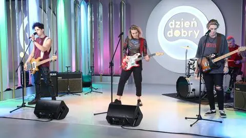zespół Felivers na scenie Dzień Dobry TVN 