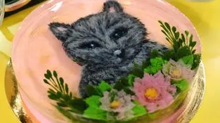 Ciasto z galaretką 3D