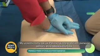 Pierwsza pomoc w szkołach podstawowych - napisy