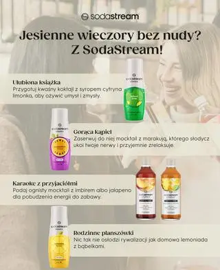 Jesienne wieczory bez nudy? Z SodaStream! - infografika