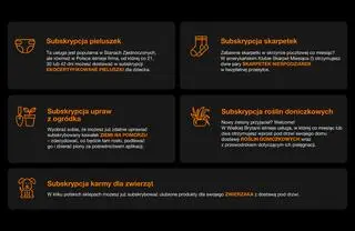 Różne rodzaje subskrypcji – infografika