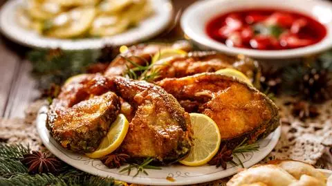Smażony karp