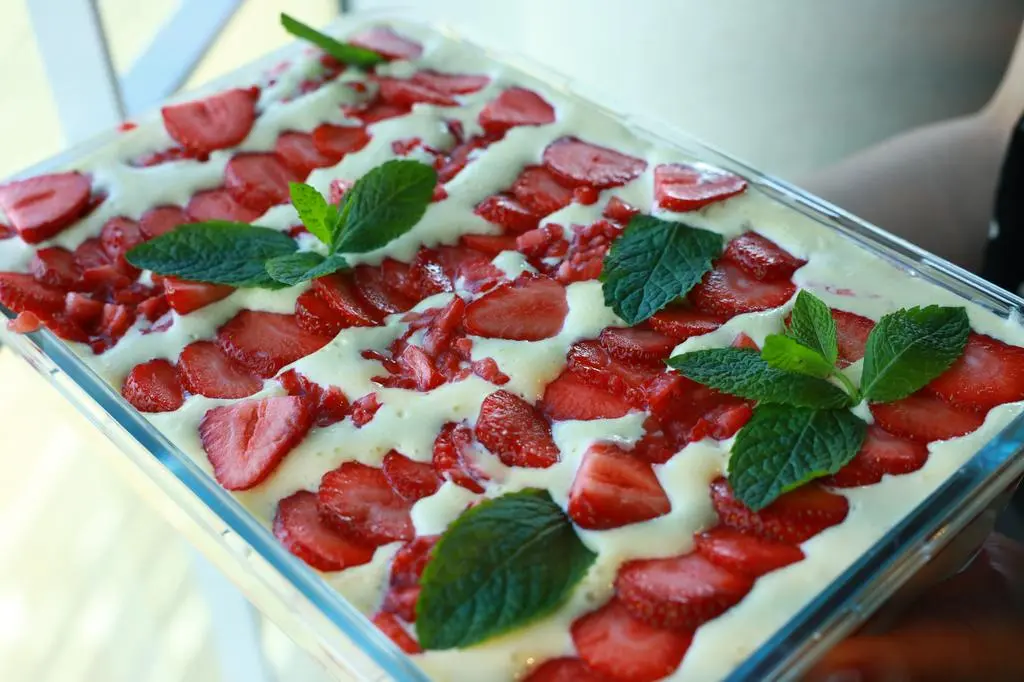 Tiramisu truskawkowe