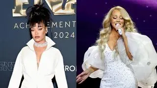 Rihanna na koncercie Mariah Carey