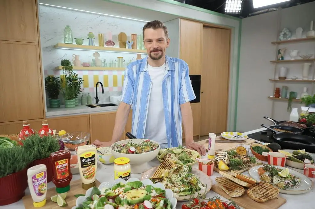 Robert Harna w kuchni Dzień Dobry TVN