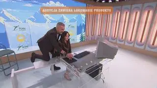 Początek programu - Ewa i Krzysztof grają w Stocha 