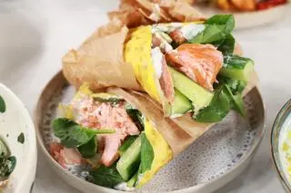 Wrapy z omletu