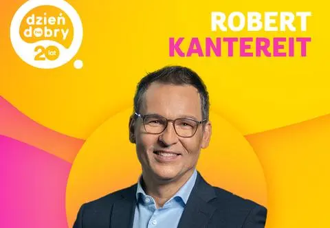 Robert Kantereit znów wcieli się w rolę prowadzącego Dzień Dobry TVN. Kto będzie mu towarzyszył?