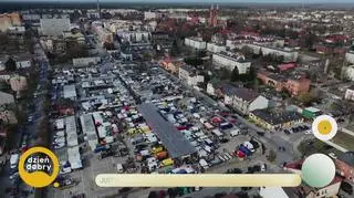 Justyna Steczkowska przyswaja tajniki handlu warzywami 