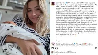 Sandra Kubicka dodała z okazji 2. urodzin syna