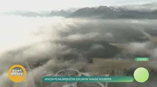 Spacer po największym szklanym tarasie w Europie