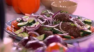 Wegańska shawarma z boczniaków - przepis Macieja Regulskiego