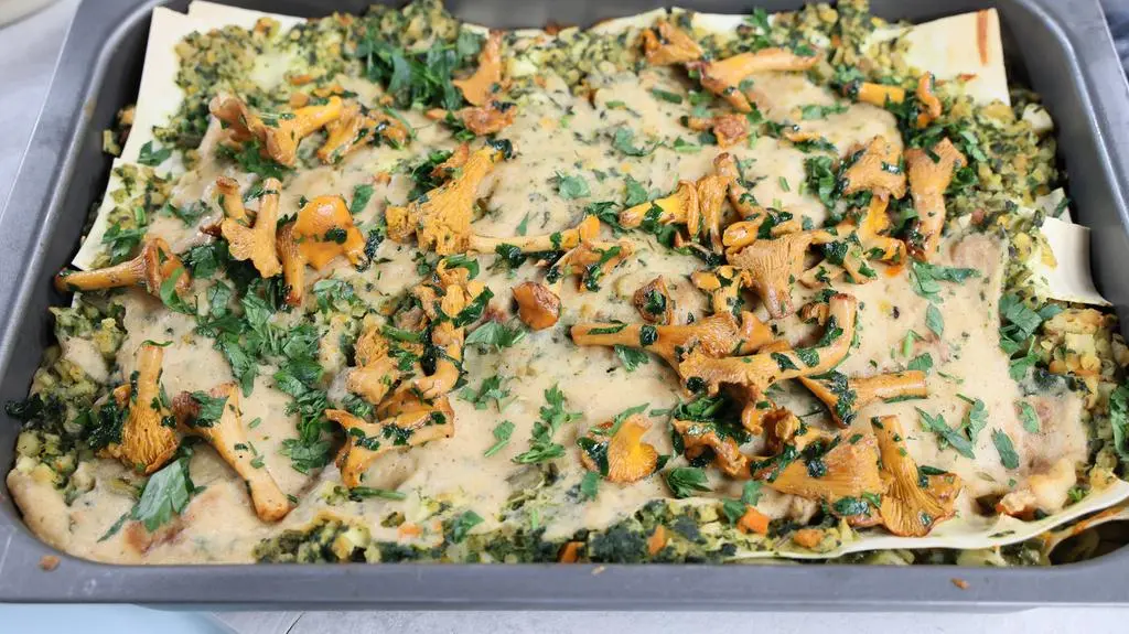 Szpinakowa lasagne