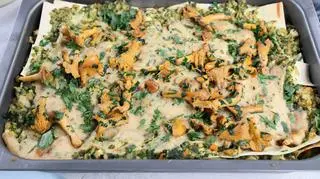 Szpinakowa lasagne