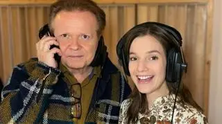 To rzadki widok: sanah zapozowała z mężem u boku Michała Bajora