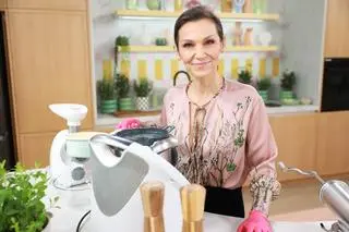 Olga Bończyk w kuchni Dzień Dobry TVN
