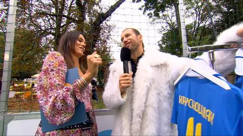 Grzegorz Krychowiak na urodzinach Dzień Dobry TVN