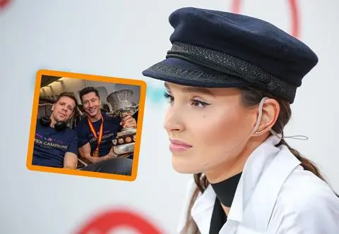 Wojciech Szczęsny dostał czerwoną kartkę. Marina wspiera męża po trudnym meczu