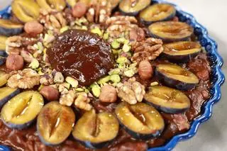 Kluski z makiem i bakaliami