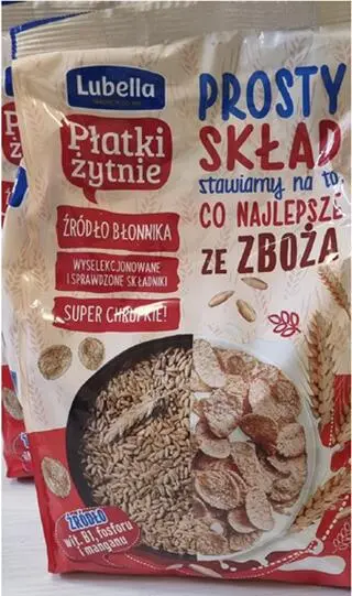 Płatki żytnie, Lubella, 500 g
