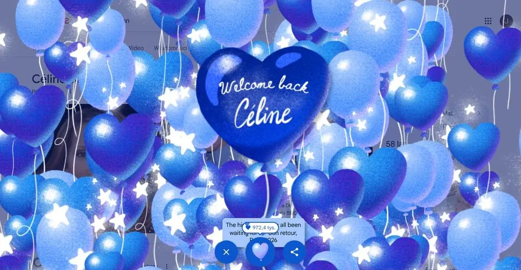 Google Doodle Céline Dion