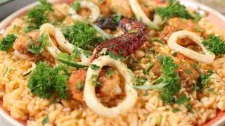 Risotto z owocami morza