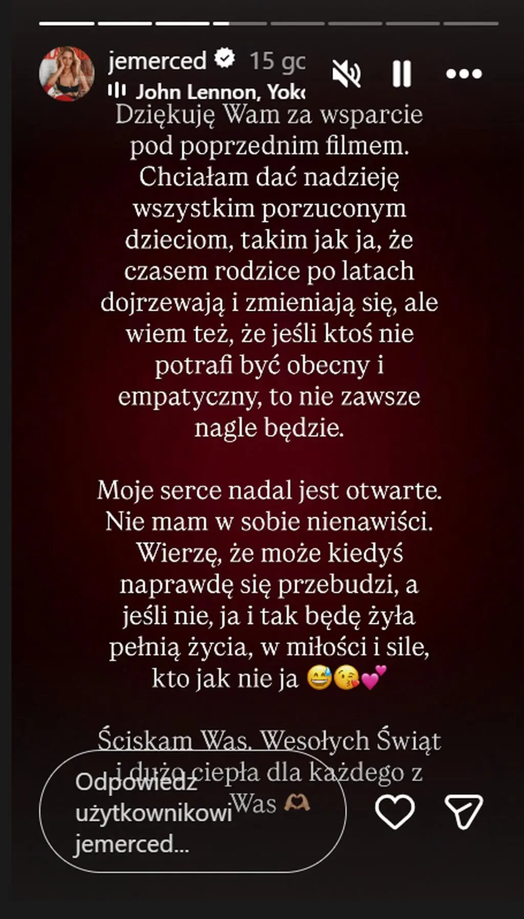 Trudne chwile u Jessici Mercedes