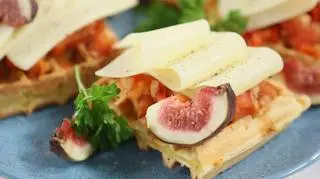 Sylwestrowe gofry z serami